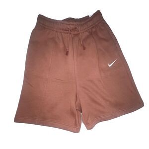 New‎ Nike Essential Loose Fit High Rise Fleece Lined Sweat Shorts Ladies Sz XS
